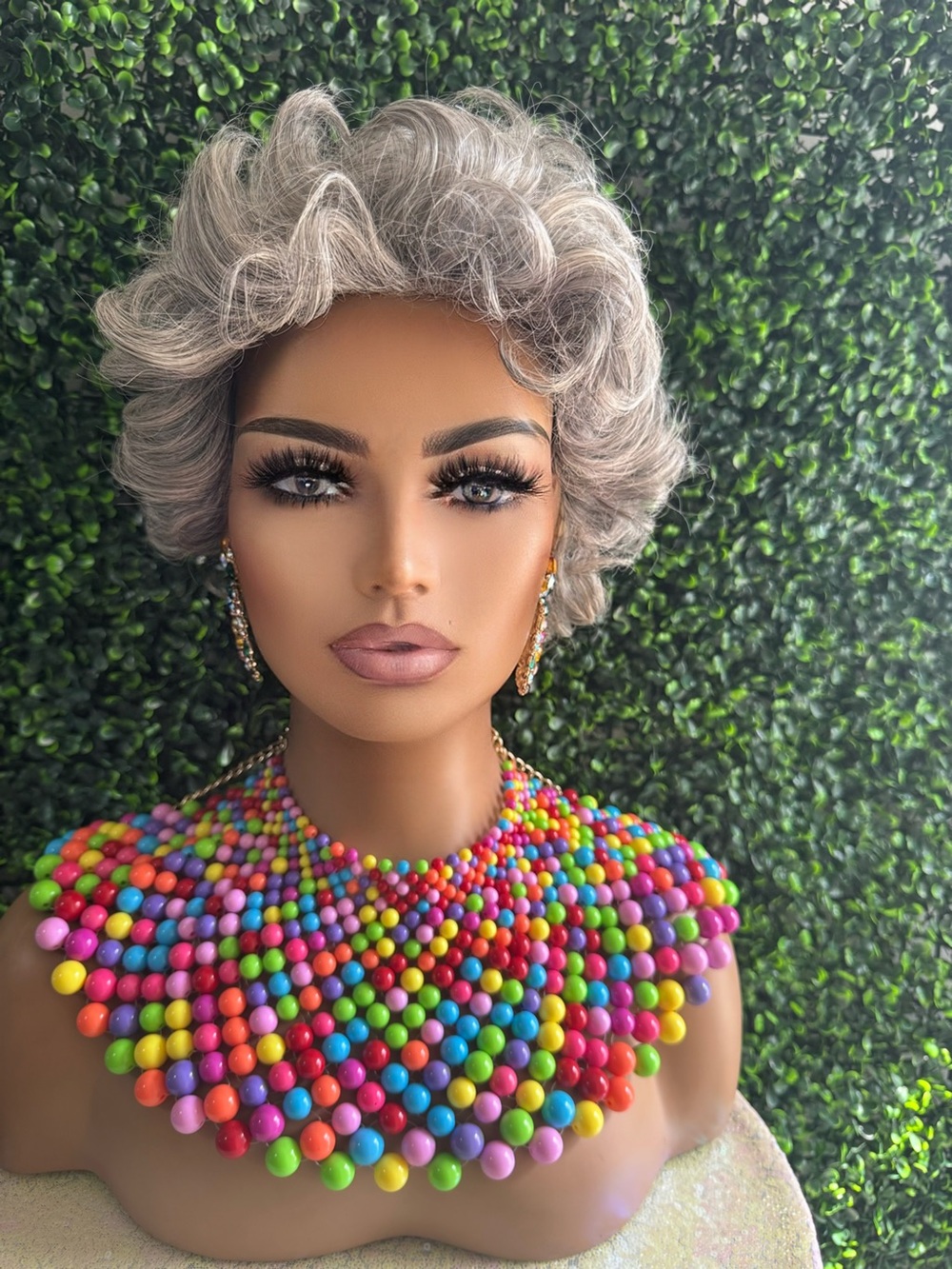 Short Silver Gray Pixie Wig for Women - Elegant Style